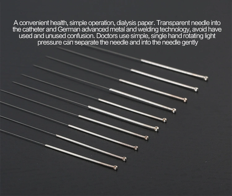 Chinese Traditional Disposable Alloy Wire Handle Handle Wholesale Acupuncture Dry Needle