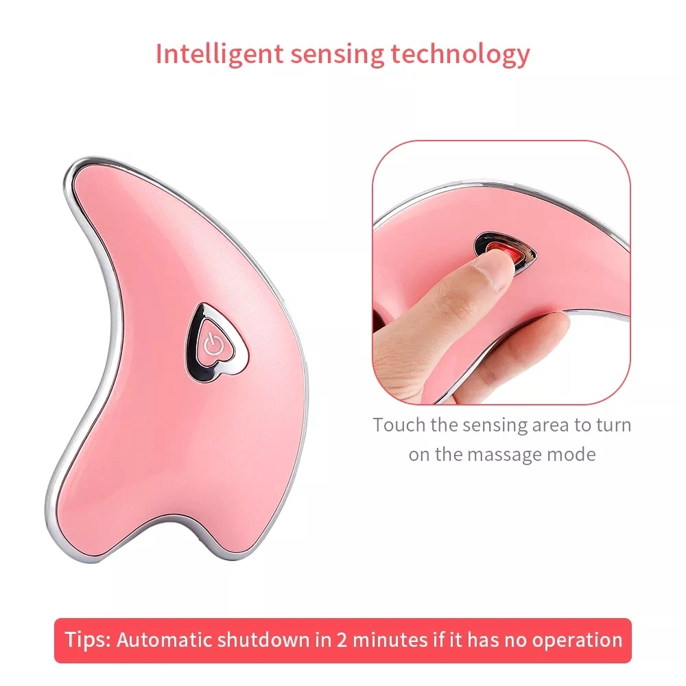 Microcurrent Face Lift Machine Facial Slimming Electric Gua Sha Face Lifting Tool Face Beauty Massager EU with CE Certification