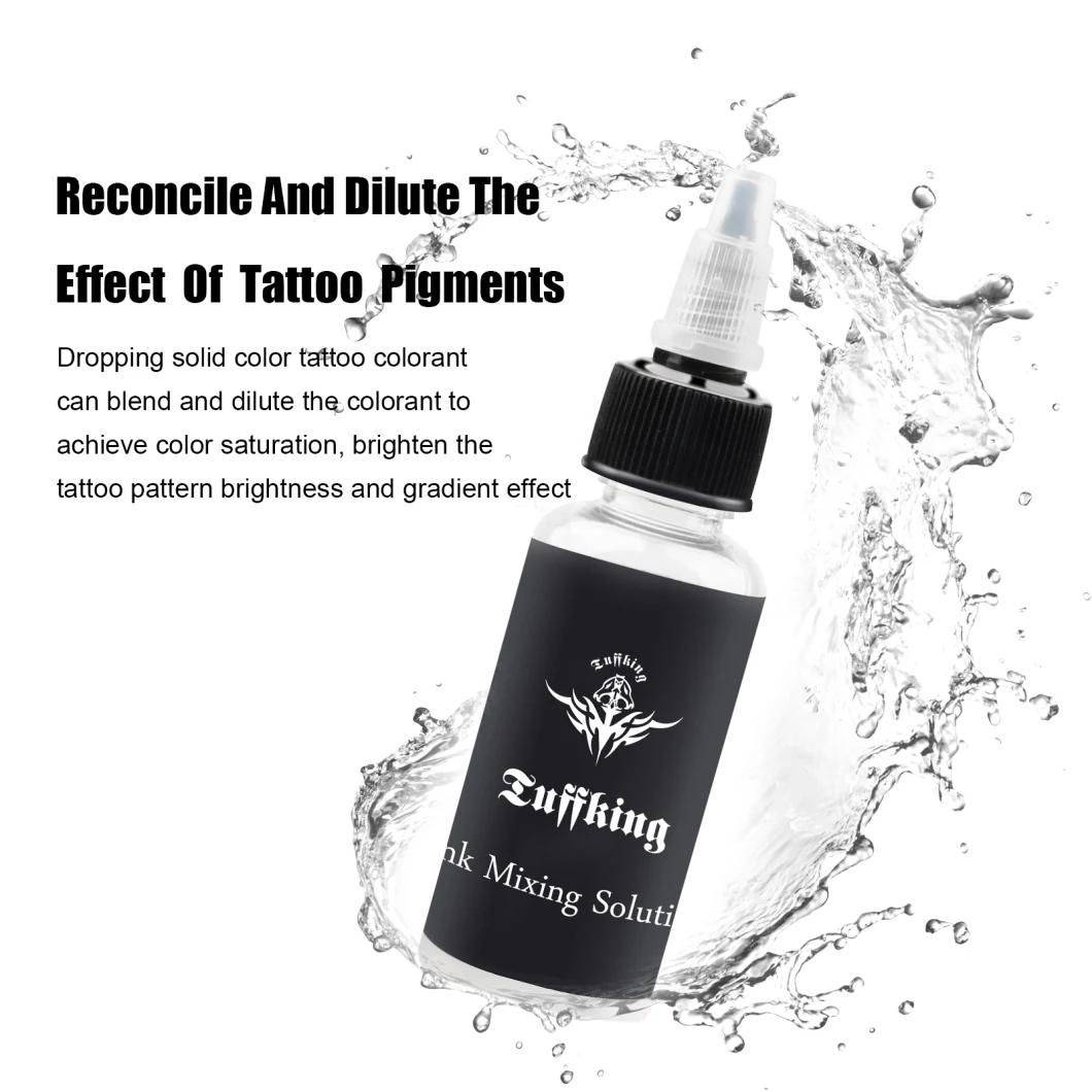 Tuffking 30ml/ 1oz Tattoo Ink Mixing Solution Tattoo Enhancer Solution Use for Mix and Enhanced