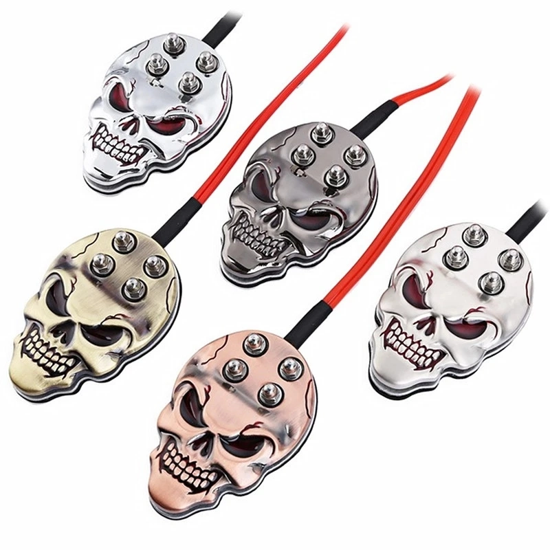 Wholesale Durable Stainless Steel Skull Pedal Tattoo Accessory Tattoo Foot Switch for Tattoo Gun Machine