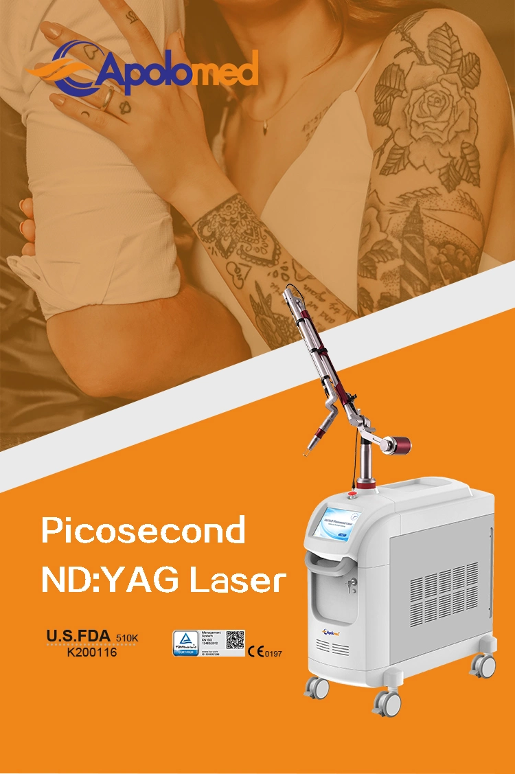 Medical Pico Tattoo Removal Laser Equipment Acne Scar Wrinkle Remover Painless Hair Tattoo Removal Machine Picosecond ND YAG Laser Pen with Latest Technology