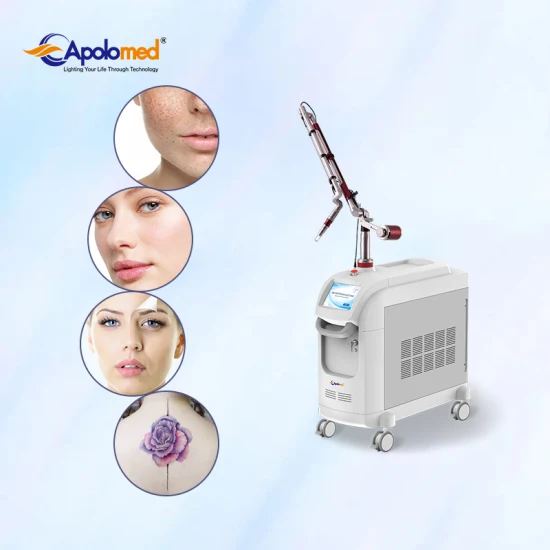 Equipamento a laser de remoção de tatuagem Pico médico Removedor de rugas de cicatriz de acne Máquina de remoção de tatuagem de cabelo indolor Picosecond ND YAG Laser Pen com a mais recente tecnologia